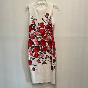 Rose Garden Sleeveless Midi Dress